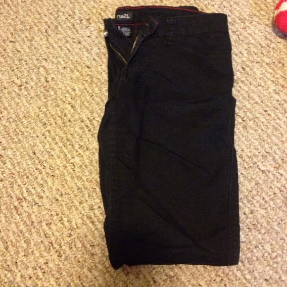 Rue 21 black skinnies!