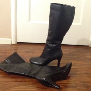 Hillard & Hanson leather boots Size 6 1/2