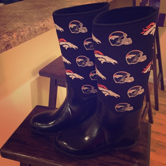 Broncos rain boots