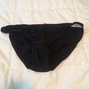 Black bathing suit bottoms