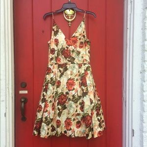 Floral A-line Dress