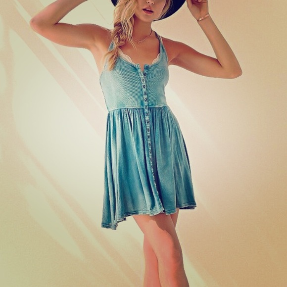 Urban Outfitters Turquoise Dress
