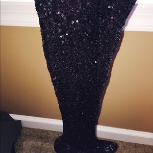 Sequin Black over the knee boot!!!   OMG SEXY!!!!!
