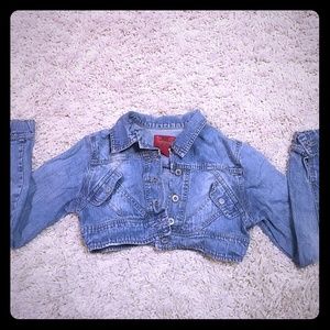 Jean half jacket
