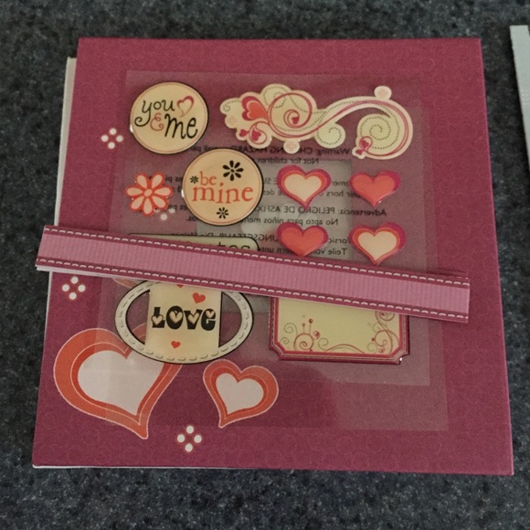 Scrap booking materials&2 cat picture frame bundle