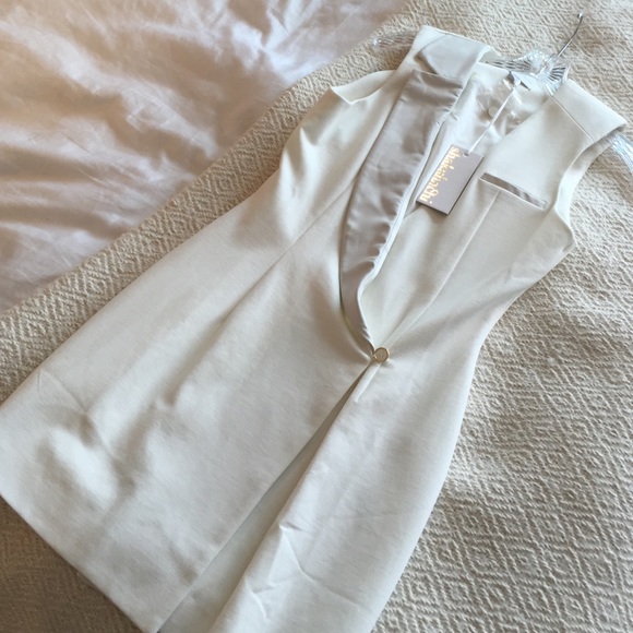 White Blazer Dress