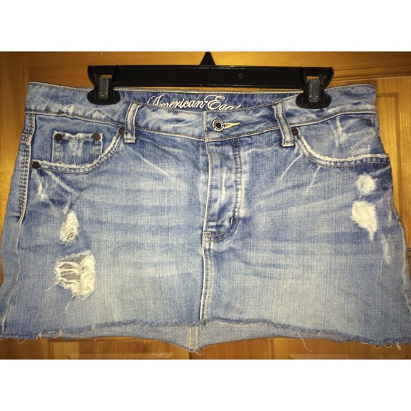 Denim American Eagle Miniskirt