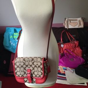 100% authentic coach cross body bag