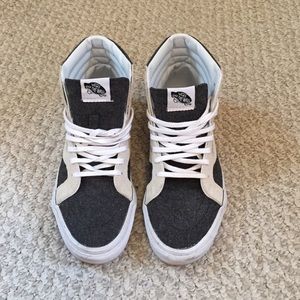 Vans & Madewell Sk8-Hi high-tops in wool