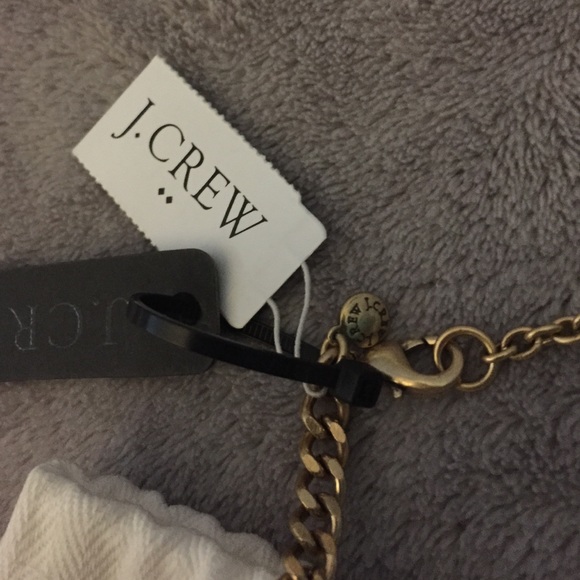 NWT J. Crew statement necklace floral gemstone - Picture 3 of 3