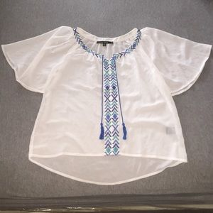 NWOT Sheer Top