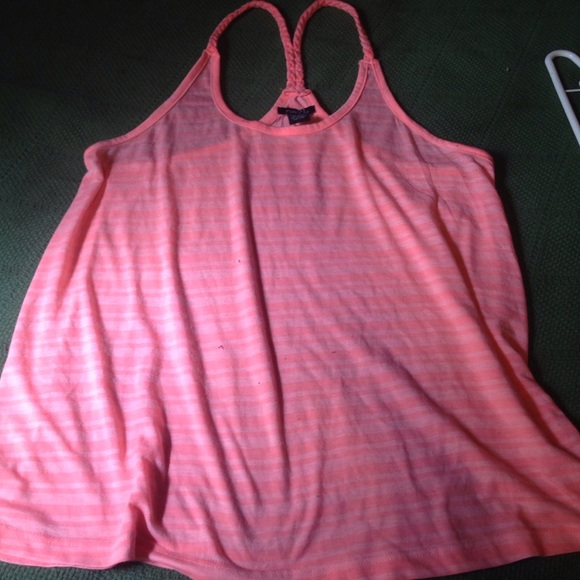 Neon pink tank