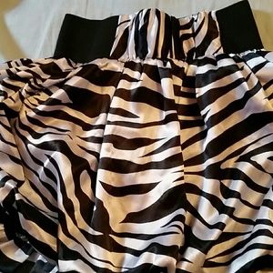 Zebra skirt