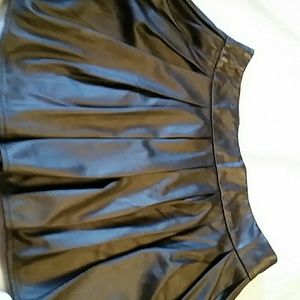 Leather skirt