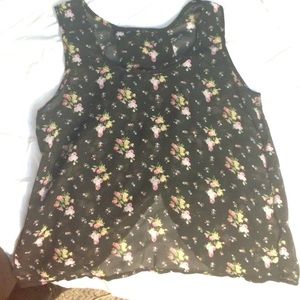Flower Print Tank Top