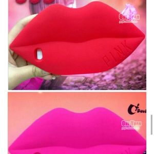 Red lip shape phone case for iphone 6 Red