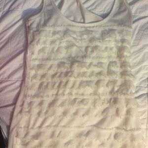 Wet Seal Ruffled Racerback Tank