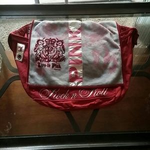 Pink large crossbody bag