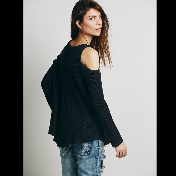 💜bundled Free People Sunset open shoulder pullov - Picture 2 of 4