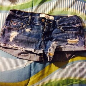 Hollister denim shorts