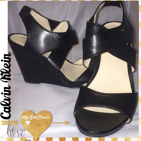 Calvin Klein "Fallan" wedge heel Sandals