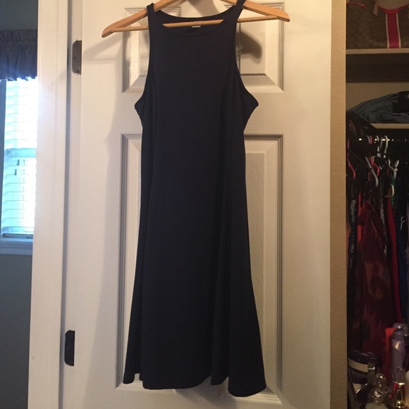 Navy Flare Dress