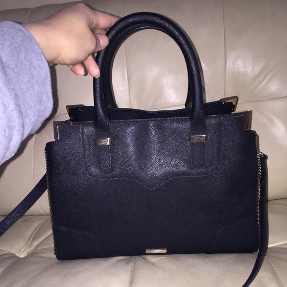 Pre-loved Rebecca Minkoff Amorous Black and Gold