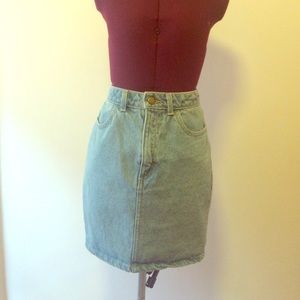 American apparel denim jean skirt. Never worn!