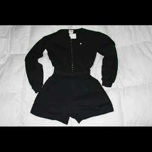 NWT Black L/S Romper from Moda International