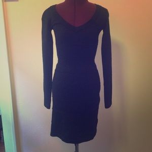 GUESS Black tight stretchy dress