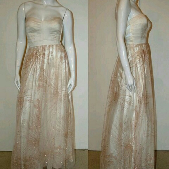 NWOT Ivory Sparkle Prom Dress by Deb. Size: 5/6 - Picture 1 of 3