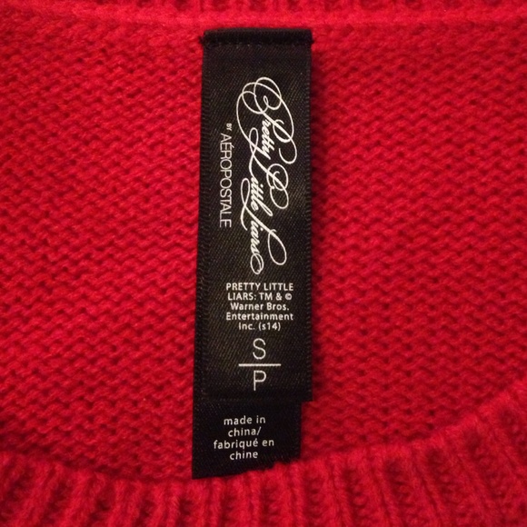 Varsity- Inspired Crop Sweater - Picture 4 of 4