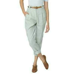 American Apparel High Waist Pleated Pants