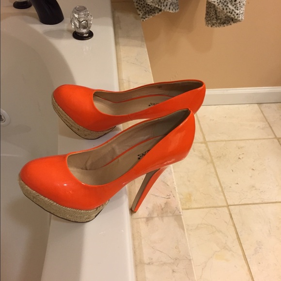 bright orange high heels high heel neon bright orange 9 from mardizzy s closet on bright orange high heels high heel neon bright orange 9 from mardizzy s closet on