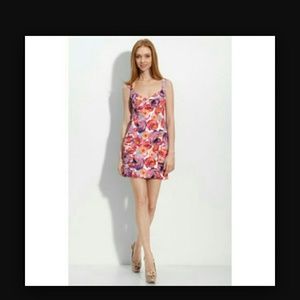 Nanette lepore floral bustier dress size 12