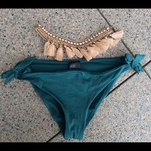 Teal bikini bottom