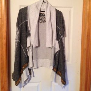 Drape front cardigan