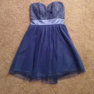 Sweet heart periwinkle dress