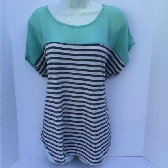 Charming Charlie striped blouse