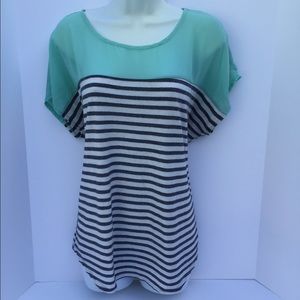 Charming Charlie striped blouse