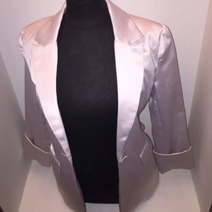 Ark & Co. champagne color satin blazer