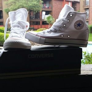 White high top converse