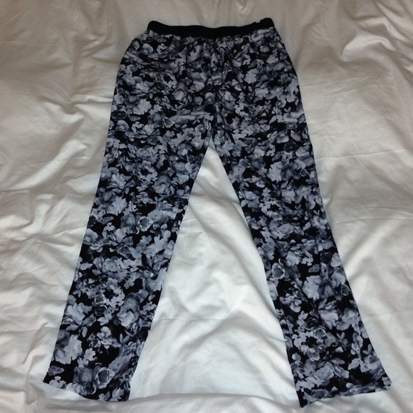 Floral Print Jogger Pants