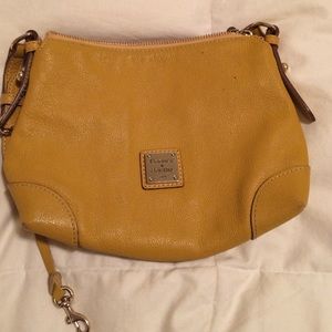 Dooney and bourke mustard yellow purse