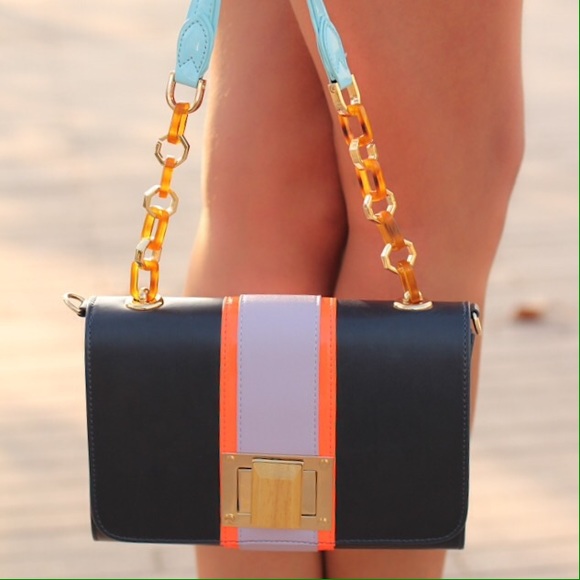 Urban Outfitters Handbags - Urban Outfitters Mixed Media Neon Crossbody Bag