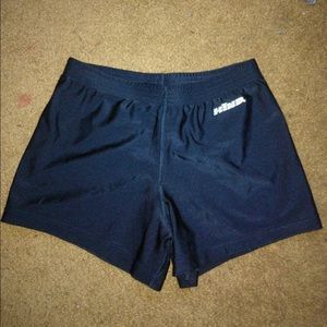 Kids large navy blue hind team sports spandex