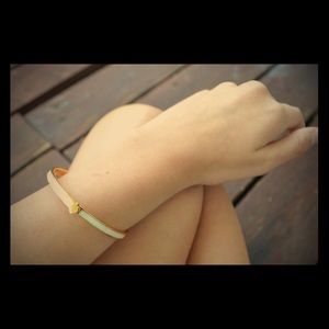 Kate Spade White Clasp Bracelet