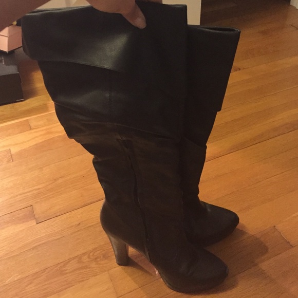 Jessica Simpson Black Tulip Boots