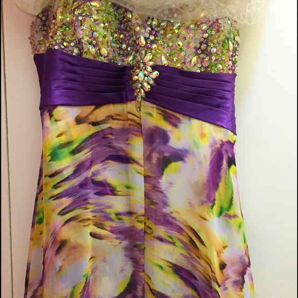 PLUS SIZE PROM DRESS ( TONY BOWLS)