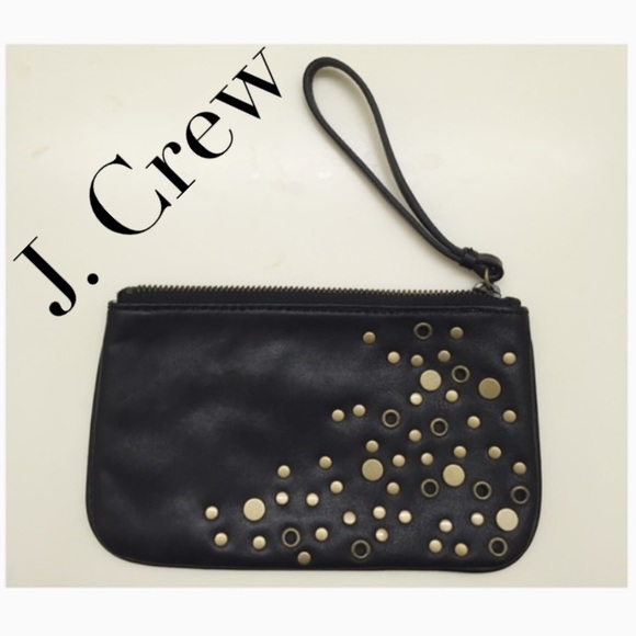 J. Crew leather wristlet